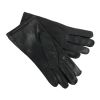 Brooklands Racing Short Cuff Gloves - Black Leather
