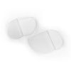 Replacement Angled Lenses - Clear Polycarbonate