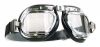 Mark 46 Motorcycle Goggles - Black Leather