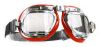 Mark 46 Motorcycle Goggles - Red Premium Leather