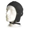 Retro Black Leather Helmet