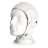 Retro White Leather Helmet