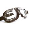 Retro Racing Goggles - Brown Premium Leather