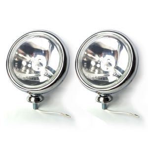Omnico 518 Chrome Spot Lamps for Classic Cars (Pair)