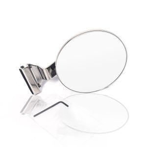 Omnico 950 Clamp-on 105mm Round Polished Stainless Steel Mirror