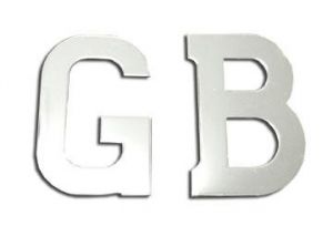 Halcyon 320 31/2" x 1/2" Stainless Steel GB letters