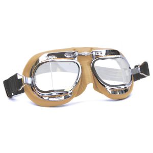 Halcyon Mark 49 Goggles - Tan Leather