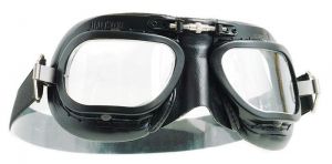 Halcyon Mark 10 Racing Goggles - Black Premium Leather
