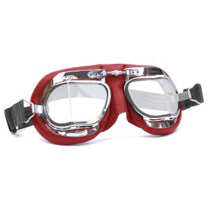 Halcyon Mark 49 Goggles - Red Leather