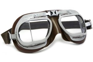 Halcyon Classic Mark 8 Service Goggles - Brown Premium Leather