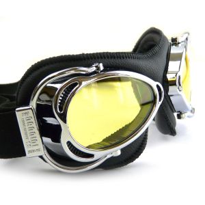 Nannini Streetfighter Motorcycle Goggle - Chrome