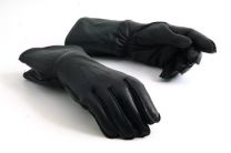 Classic Black Leather Gauntlets