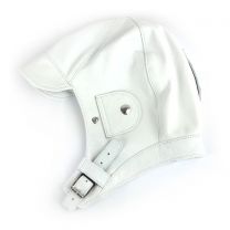 Brooklands Racing Hat - White Leather