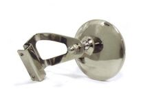 Clamp-on 77mm Round Overtaker Mirror for Minis