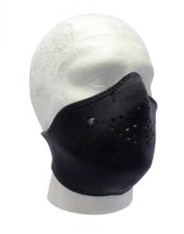 Neoprene face mask for motorcycle riders
