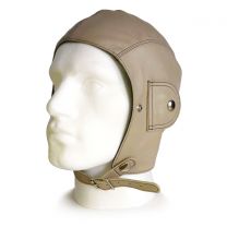 Retro Stone Leather Helmet