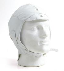 White Leather Helmet
