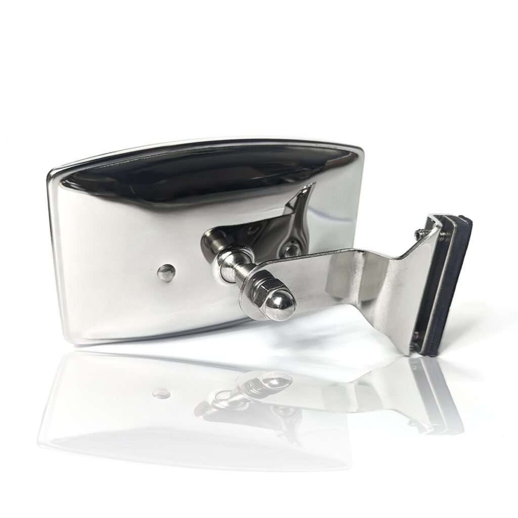 Chrome classic car mirror