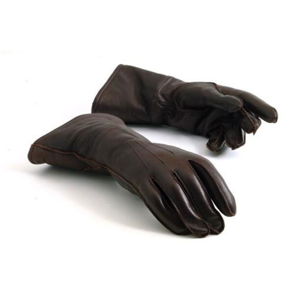 Classic Brown Leather Gauntlets