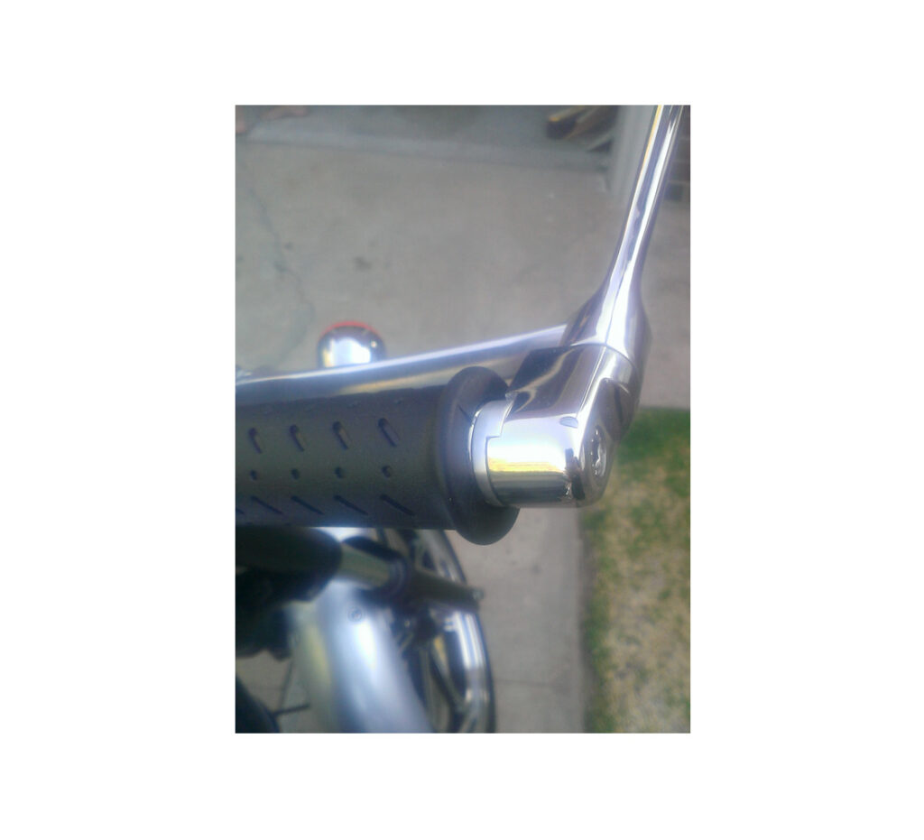 Halcyon 830 Bar End Mirror For Motorcycles - Stainless Steel