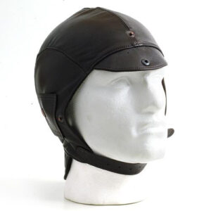 Brown Leather Helmet