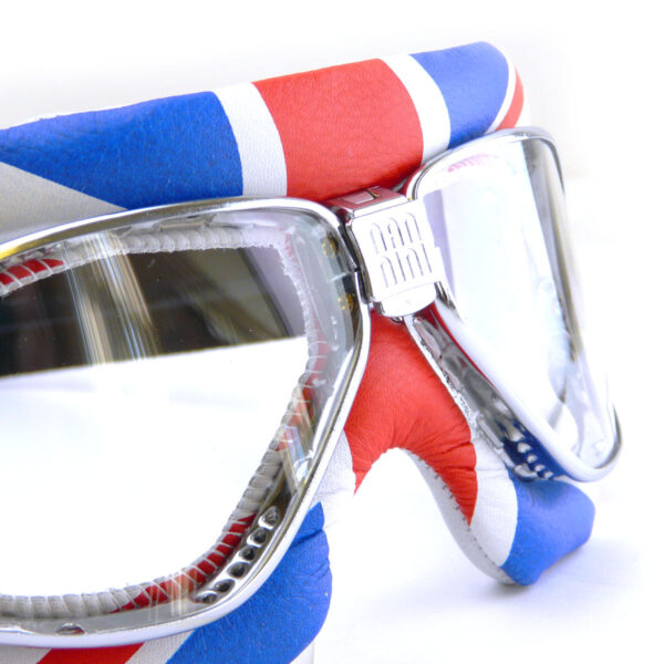 Cruiser Goggles with Union Jack (England) Pattern Face Mask