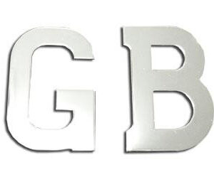 Halcyon 320 31/2" x 1/2" Stainless Steel GB letters