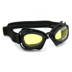 Nannini Hot Rod Black Frames with Black Leather Facemask