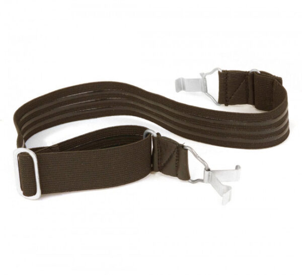 Deluxe Silicon Rubber Lining on an Elasticated Headband - Brown