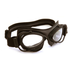 Nannini Streetfighter Goggles with Brown Frames and Brown Leather