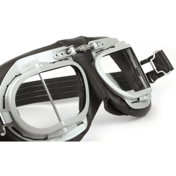 Classic Car Vintage Goggles in Black Leather