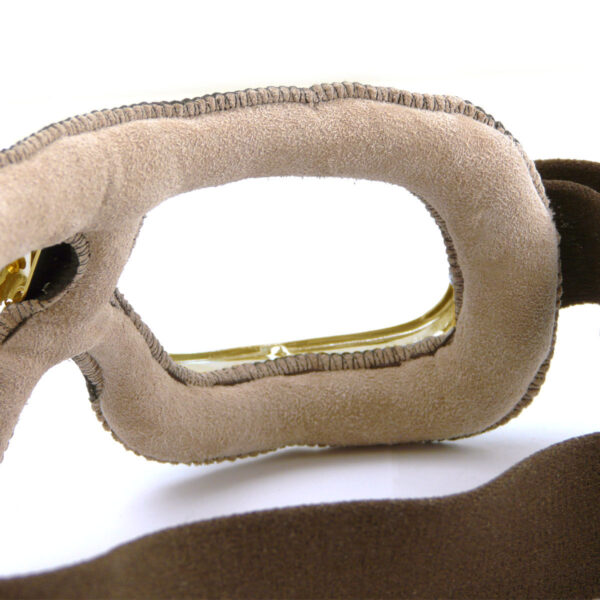 Nannini Goggles with a Light Brown Facemask Back