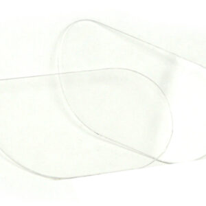 Curved Lenses Clear Polycarbonate