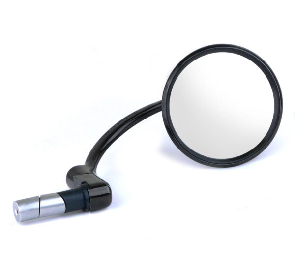 Halcyon 8305 Black Chrome Bar End Mirror