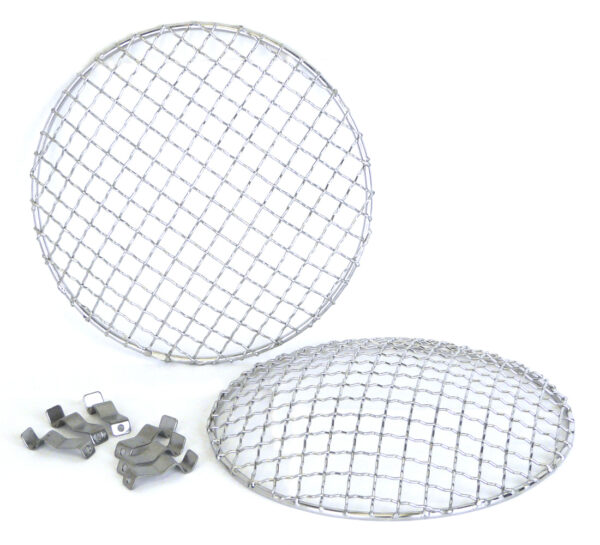 Ratsport 7 Inch Mesh Headlamp Grill Stoneguard (Pair)