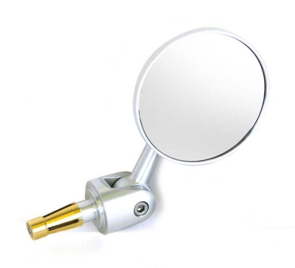 Streetfighter Adjustable Bar End Mirror - Silver