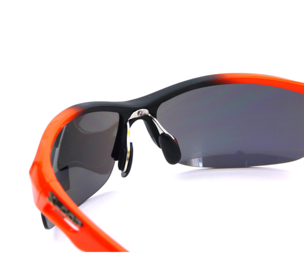 X Loop Sunglasses - Orange Behind View