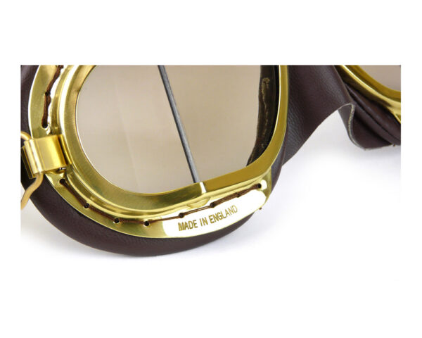 Halcyon Steam Punk Goggles - Real Leather