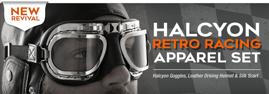 Racing Goggle Retro Hats