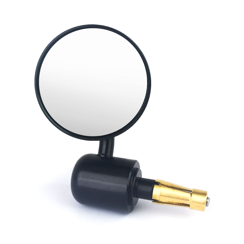 Streetfighter Black Bar End Mirror - Compact