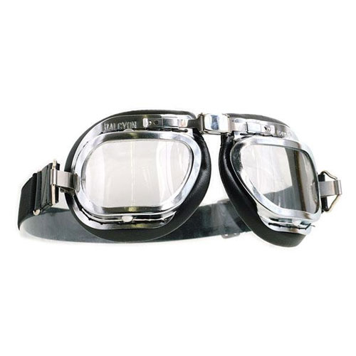 Mark 46 Classic Goggles - Black Leather.