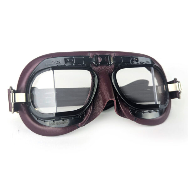 Burgundy shadow goggles