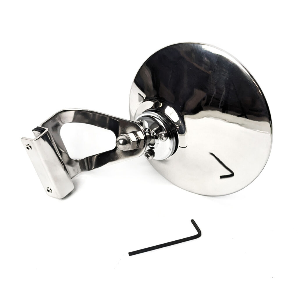 Chrome classic car mirror 950m